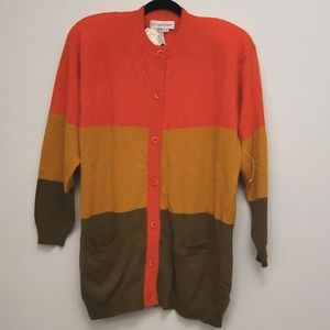 BNWT Vintage Outlander Lambswool cardigan in Medium